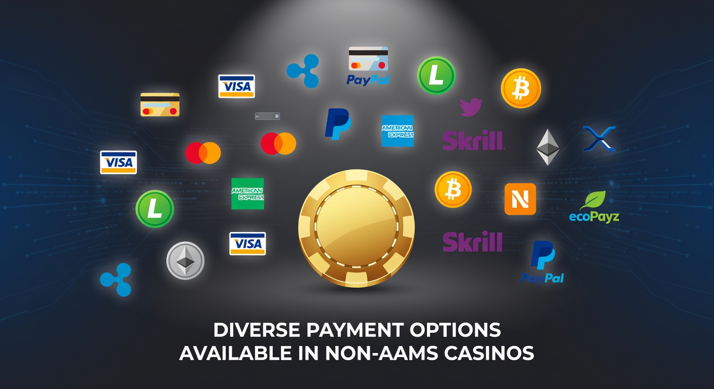 Metodi di pagamento più usati nei siti non AAMS - casinò non aams deposito 10 euro